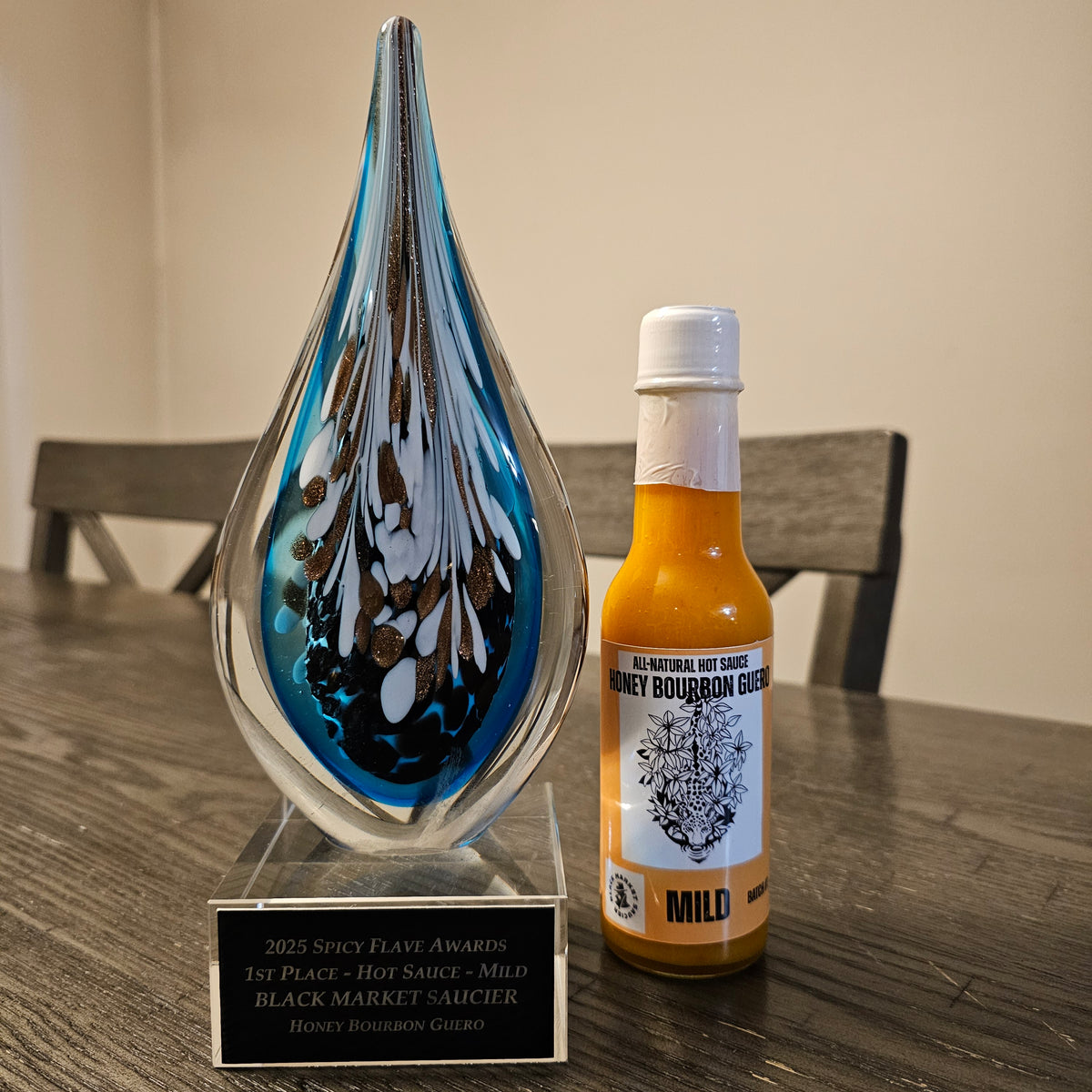 Honey Bourbon Guero – 2025 Award-Winning Sweet Heat Artisan Hot Sauce