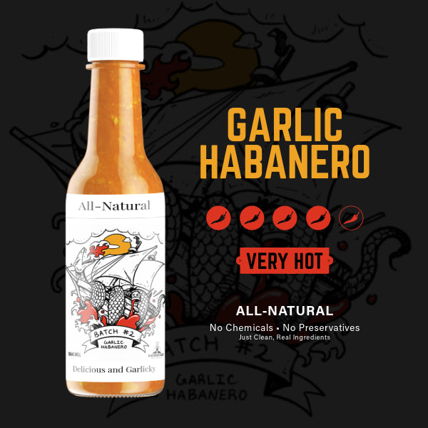 Garlic Habanero Hot Sauce Spice Level