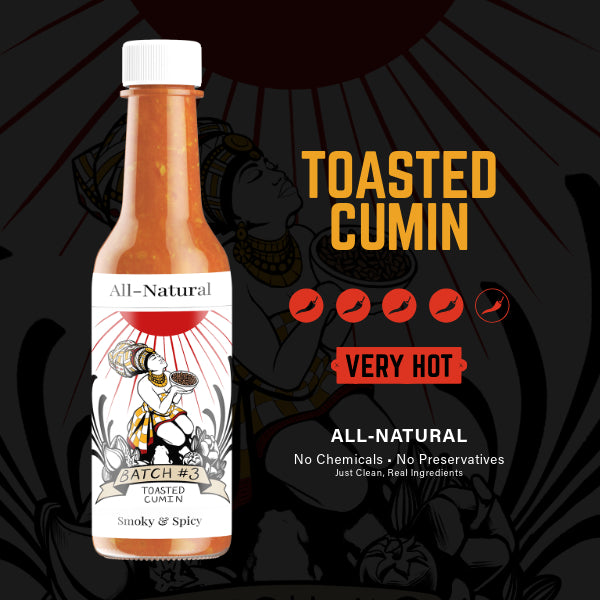 Toasted Cumin Hot Sauce Spice Level