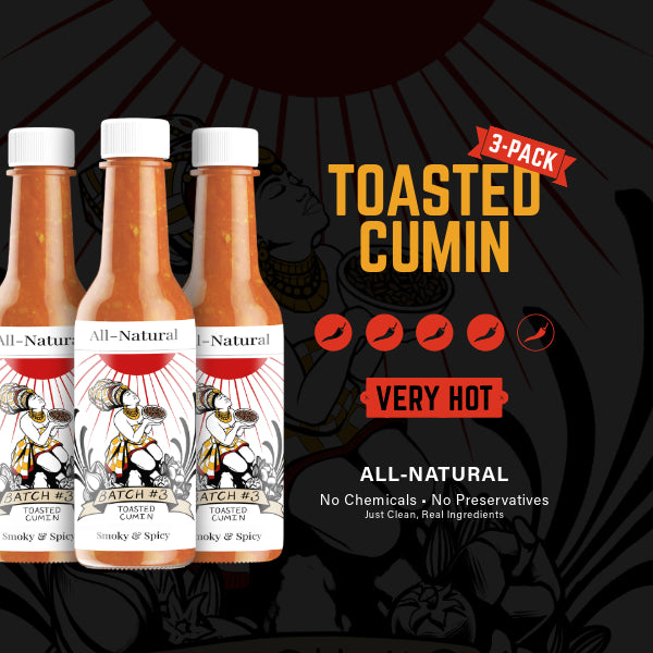 Batch #3 Toasted Cumin 3 Pack Spice Level