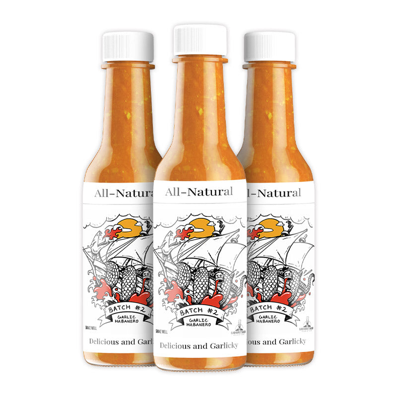Batch #2 Garlic Habanero 3 Pack